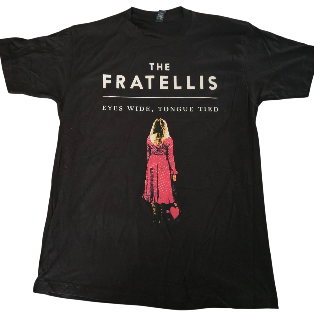 The Fratellis Eyes Wide Tongue Tied 2015 Tour Shirt Mens L Rock Concert Tee